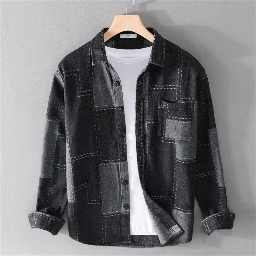 Men’s Transitional Shirt Jacket – Denim Style
