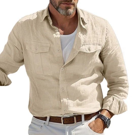 BreezeFit Linen Shirt – Men’s Summer Style