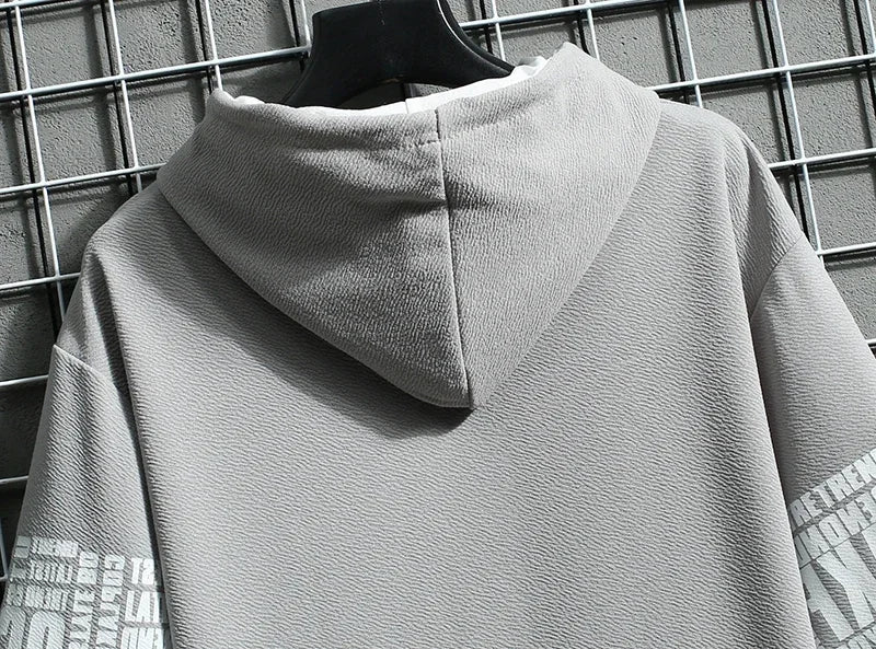 Street Style Short Sleeve Hoodie