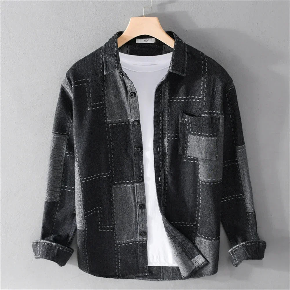 Men’s Transitional Shirt Jacket – Denim Style