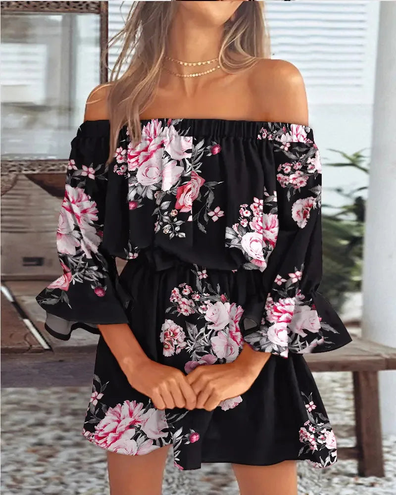 BohoBlush Backless Summer Dress