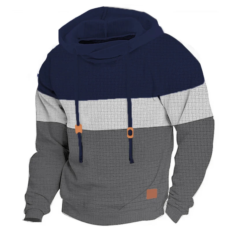 Urban Edge Color Block Hoodie