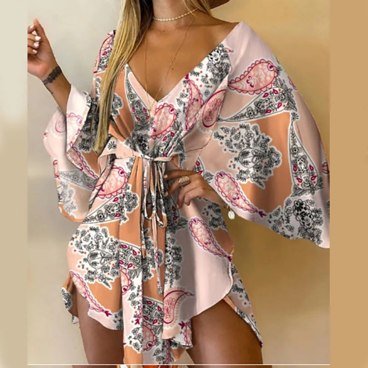 Loose Fit Vacation Sundress Women