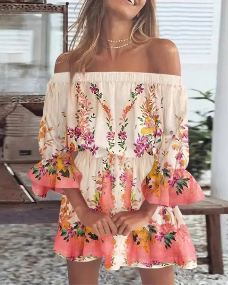 BohoBlush Backless Summer Dress