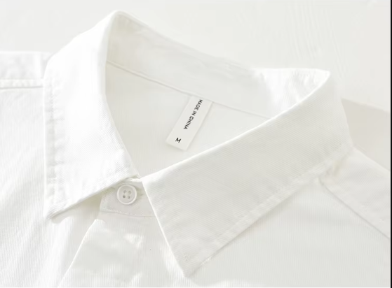 Spring Cotton Long Sleeve Shirt