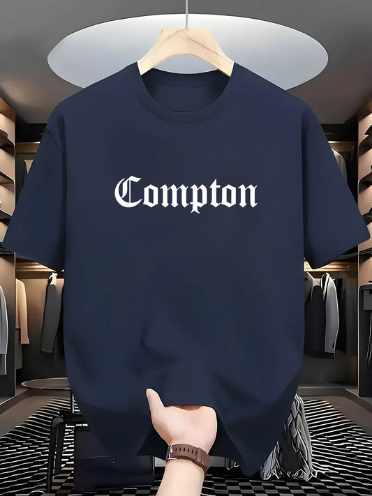 Casual Compton Letter Tee