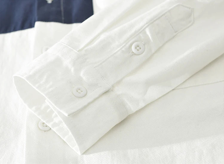 StyleBlock Shirt – Men’s Patchwork Edition