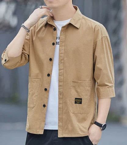 ModWear Collared Shirt – Blue Cargo Look