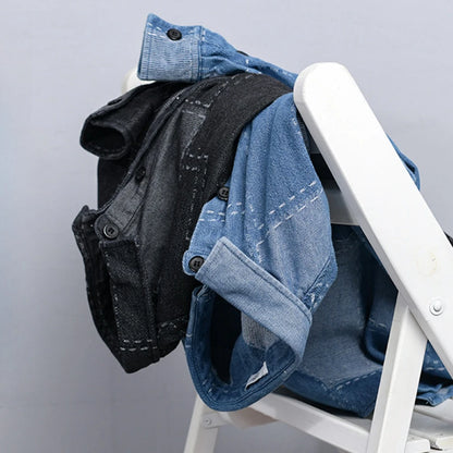 Men’s Transitional Shirt Jacket – Denim Style