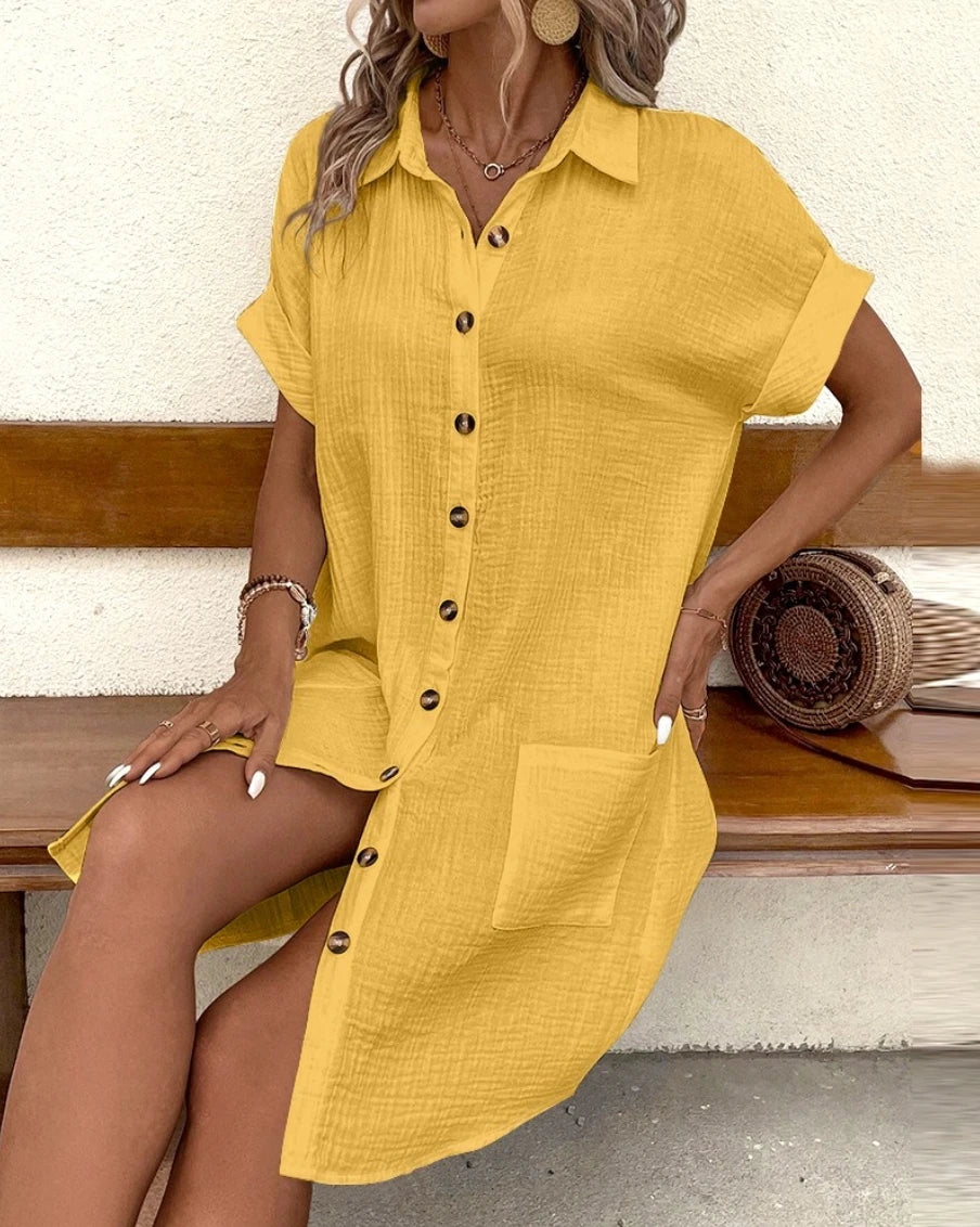 Boho V-Neck Holiday Dress