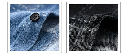 Men’s Transitional Shirt Jacket – Denim Style