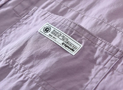 2025 Men’s Casual Cotton Shirt – Solid Color