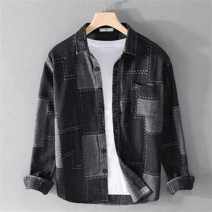 Men’s Transitional Shirt Jacket – Denim Style