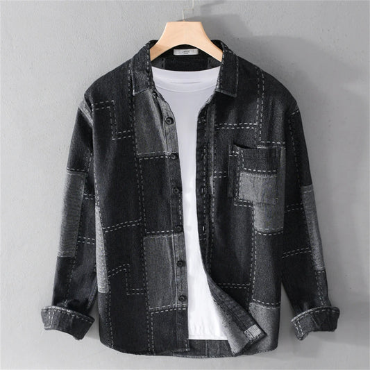 Men’s Transitional Shirt Jacket – Denim Style