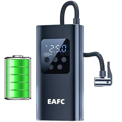 Portable 150 PSI Wireless Tire Inflator – Digital Air Compressor for Car & Bike