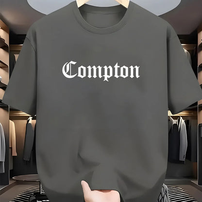 Casual Compton Letter Tee