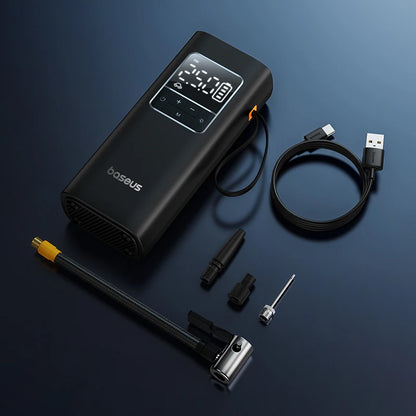 Wireless Digital Tire Inflator – Portable Smart Air Compressor for Car, Bike & Motorcycle