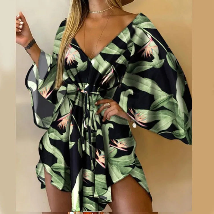 Loose Fit Vacation Sundress Women