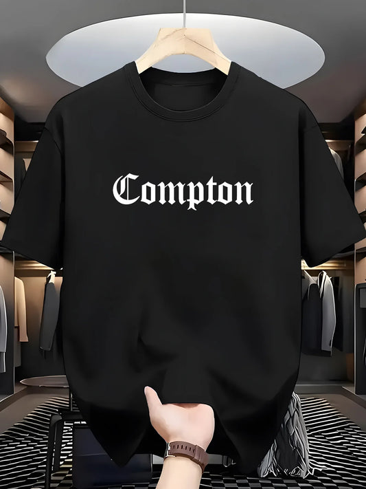 Casual Compton Letter Tee