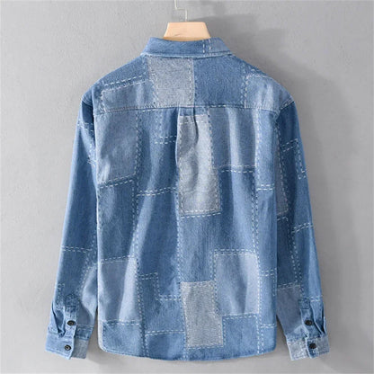 Men’s Transitional Shirt Jacket – Denim Style