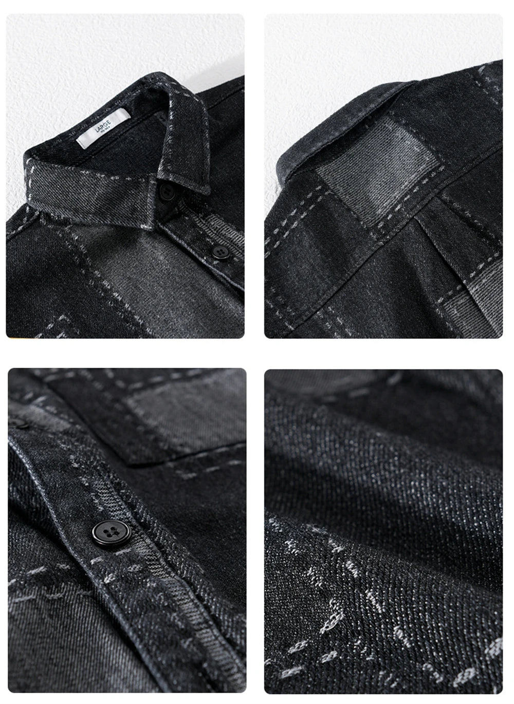 Men’s Transitional Shirt Jacket – Denim Style