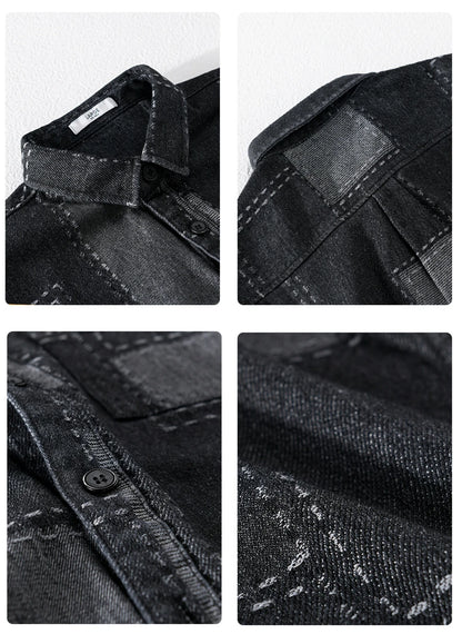 Men’s Transitional Shirt Jacket – Denim Style