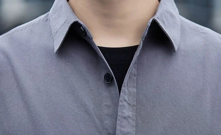 ModWear Collared Shirt – Blue Cargo Look