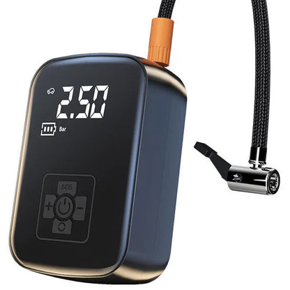 Portable 150 PSI Wireless Tire Inflator – Digital Air Compressor for Car & Bike