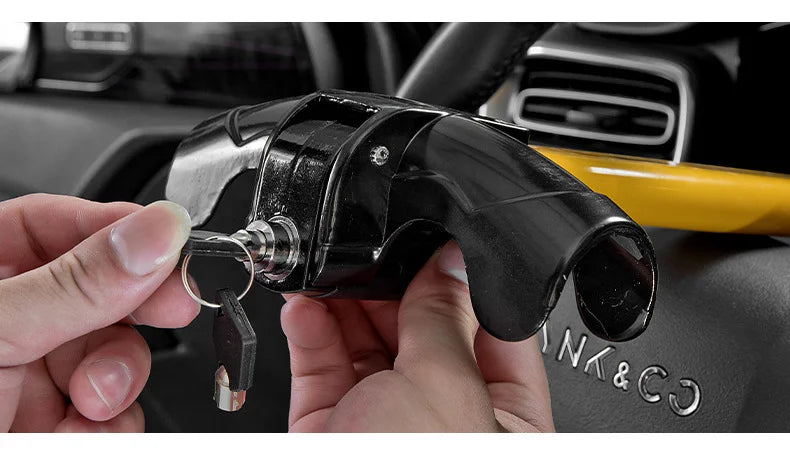 T-Shaped Steering Wheel Lock – Heavy Duty Anti-Theft Security