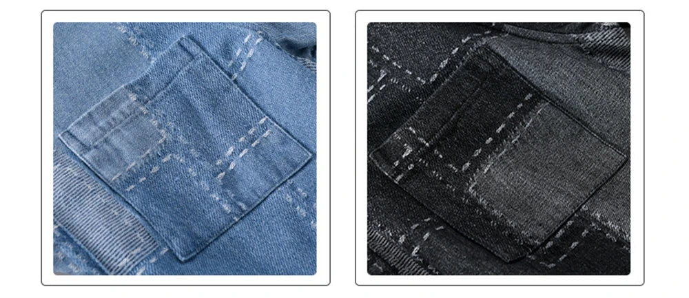 Men’s Transitional Shirt Jacket – Denim Style