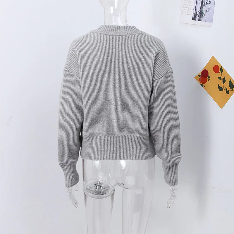 Vintage Zip Knit Cardigan