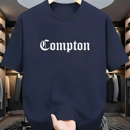 Casual Compton Letter Tee