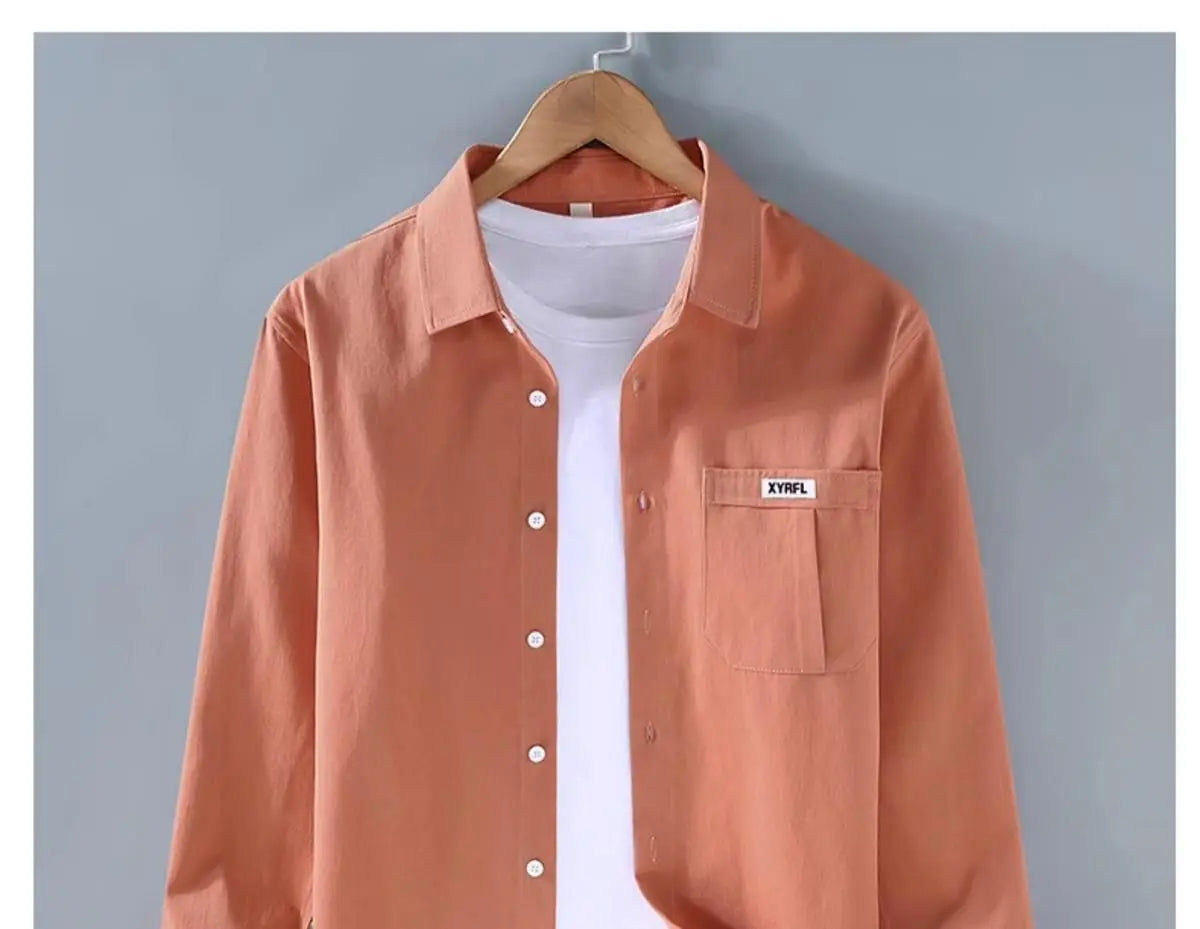 Men’s Slim Fit Square Neck Jacket – Harajuku Style