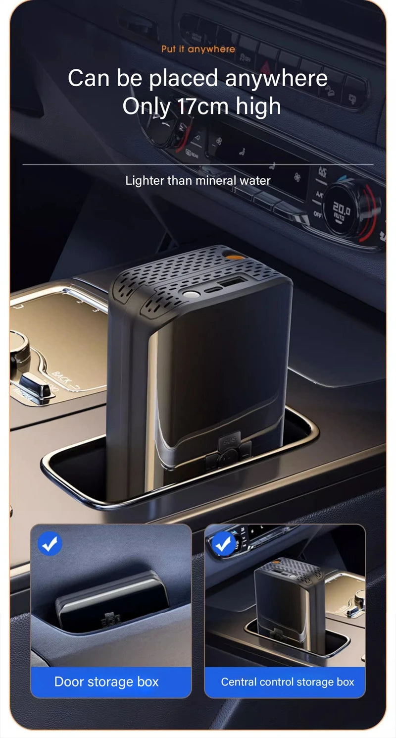 Portable 150 PSI Rechargeable Tire Inflator – Digital Air Compressor for Car, Bike & Motorcycle