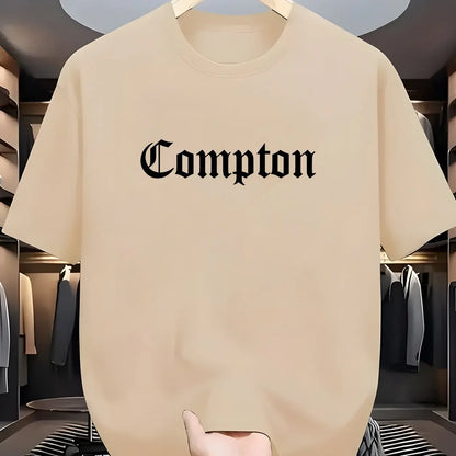 Casual Compton Letter Tee