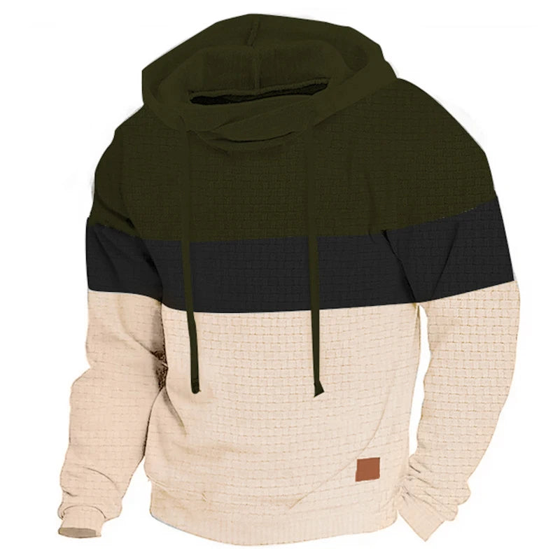 Urban Edge Color Block Hoodie