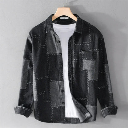Men’s Transitional Shirt Jacket – Denim Style