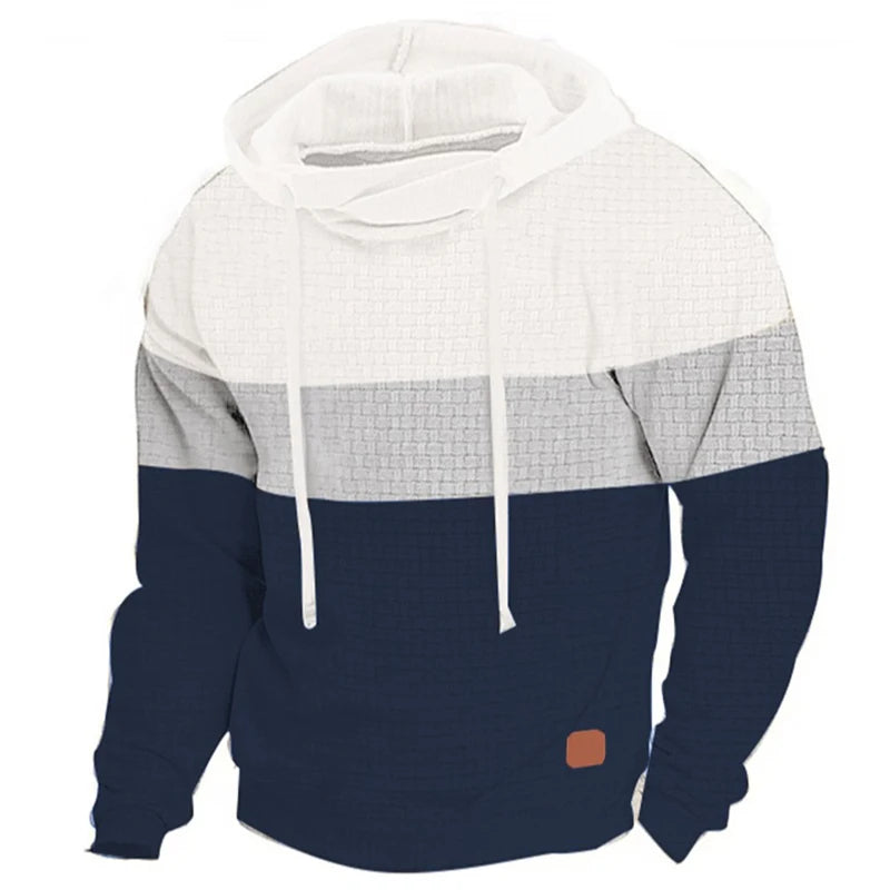 Urban Edge Color Block Hoodie