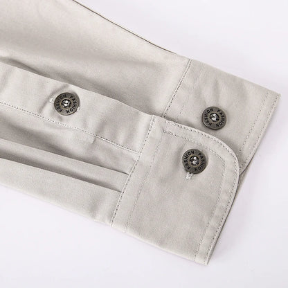 Casual Cotton Cargo Shirt – Long Sleeve