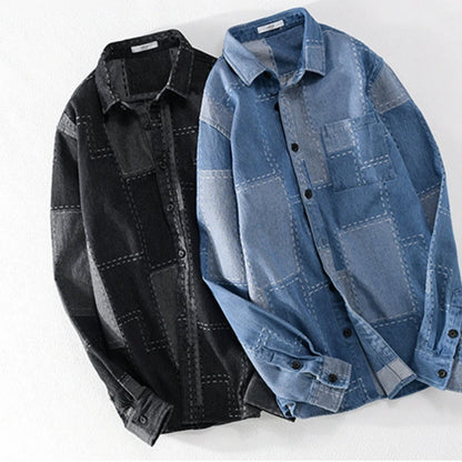 Men’s Transitional Shirt Jacket – Denim Style