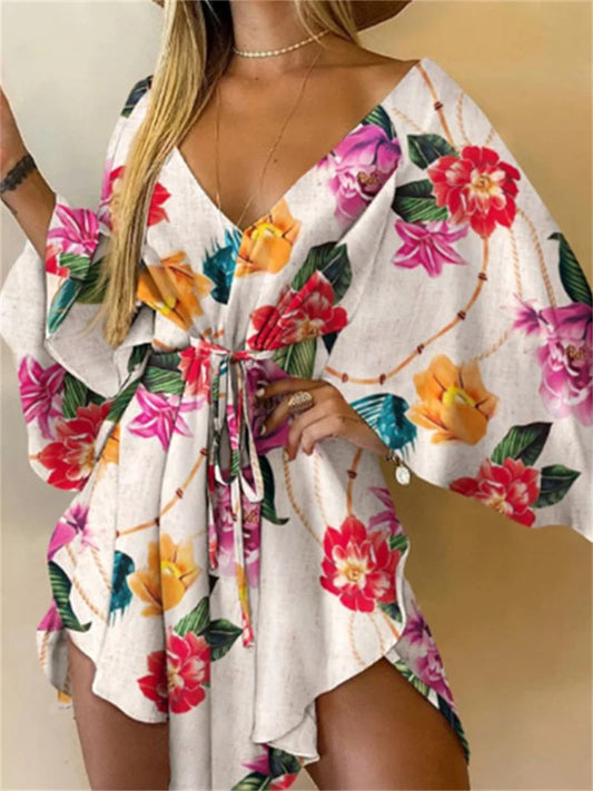 Loose Fit Vacation Sundress Women