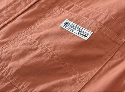 2025 Men’s Casual Cotton Shirt – Solid Color