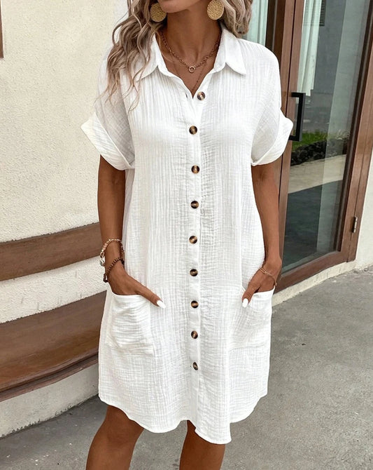Boho V-Neck Holiday Dress