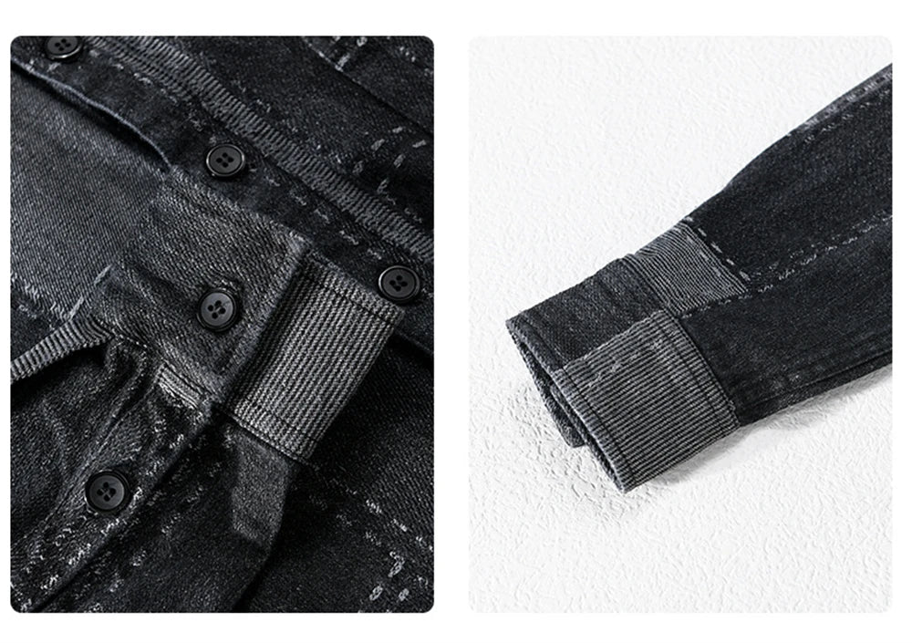 Men’s Transitional Shirt Jacket – Denim Style