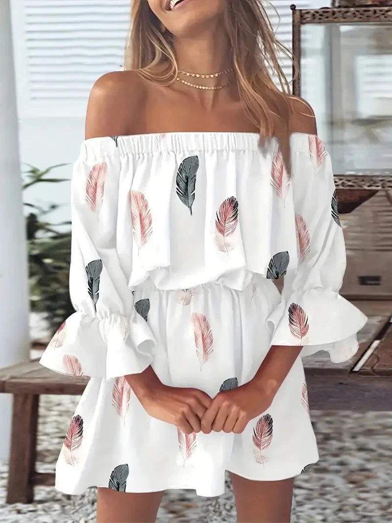 BohoBlush Backless Summer Dress