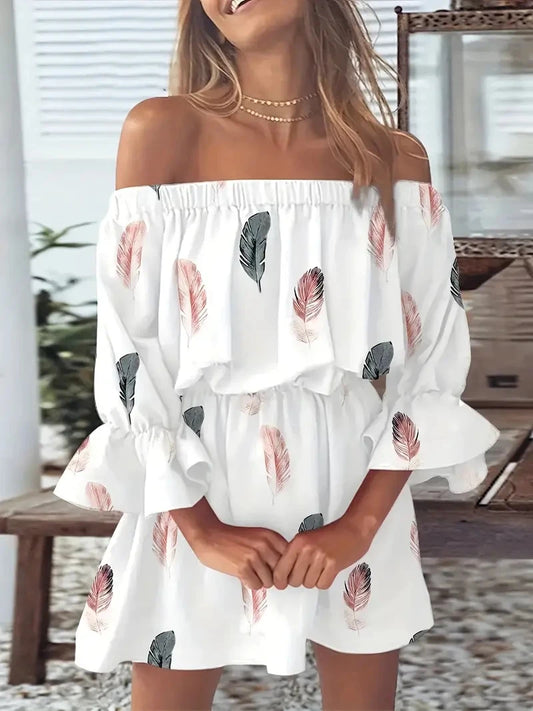 BohoBlush Backless Summer Dress