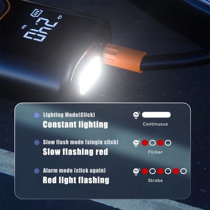 Wireless Digital Tire Inflator – Portable Car Air Compressor with LED Light