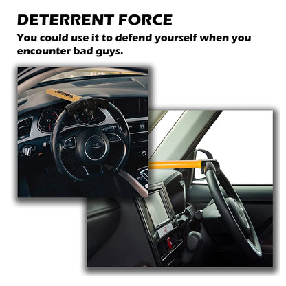 Anti-Theft Rotary Steering Wheel Lock Heavy Duty - Universal Fit Cars SUVs