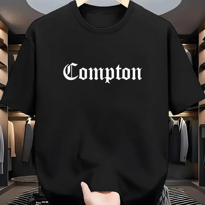 Casual Compton Letter Tee