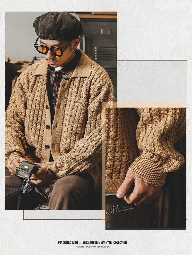 Nippon Thread Pocket Knit Coat